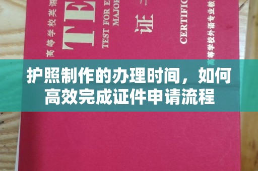 梁园护照制作的办理时间，如何高效完成证件申请流程