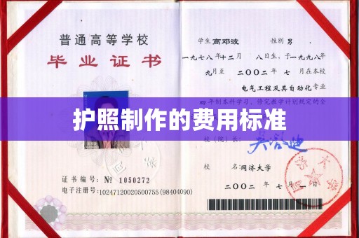 梁园护照制作的费用标准